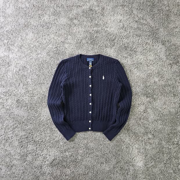 POLO RALPH LAUREN 케이블 니트 가디건