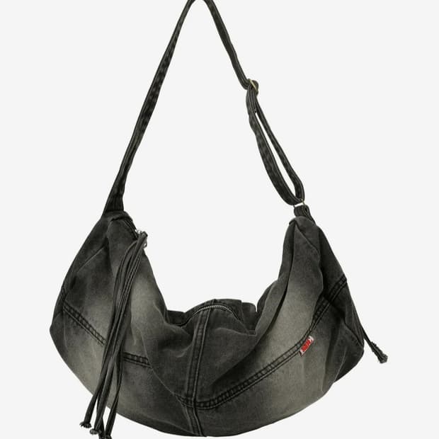 새상품) 스컬프터 빈티지 데님 더플백 duffle bag washed