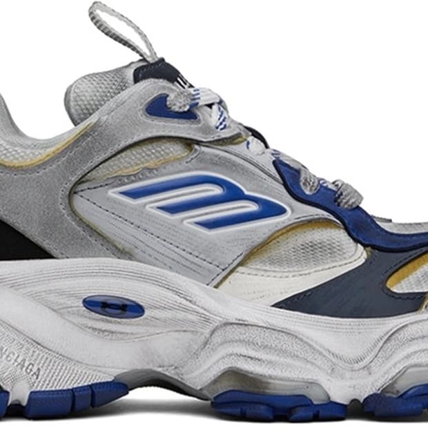 [41] 발렌시아가 카고 스니커즈 블루 국내매장판