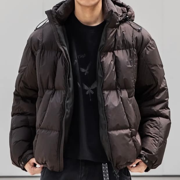 비긴202 패딩 글라이드 라인 다운