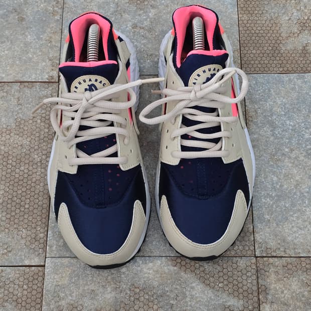 (230)나이키 에어 허라취 런 오트밀 핑크 