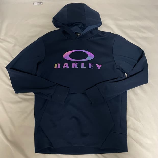 오클리 홀로그램 프린팅 후드티