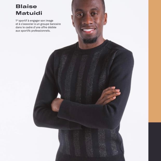 발망 스트라이프 니트 L