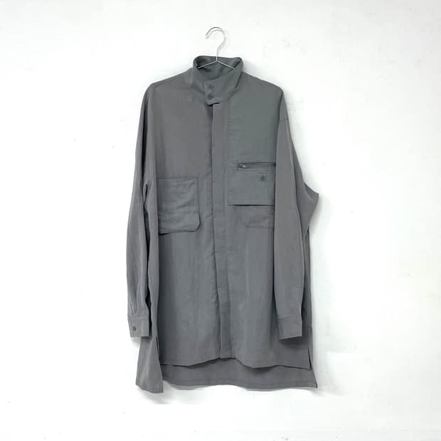 Y-3 x Adidas Grey Long Shirt