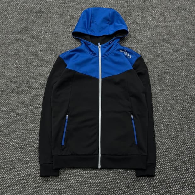 아식스 -배색 후드 져지v0411