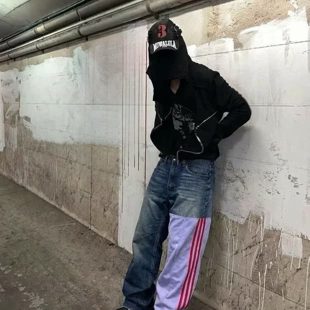 NBNC 리바이스 505 아디다스믹스 커스텀 진