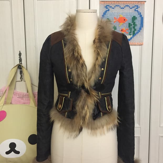 퍼자켓 데님자켓 청자켓 갸루 오네갸루 Y2K