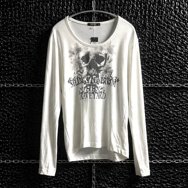 Wisdom 해골 빈티지 티셔츠