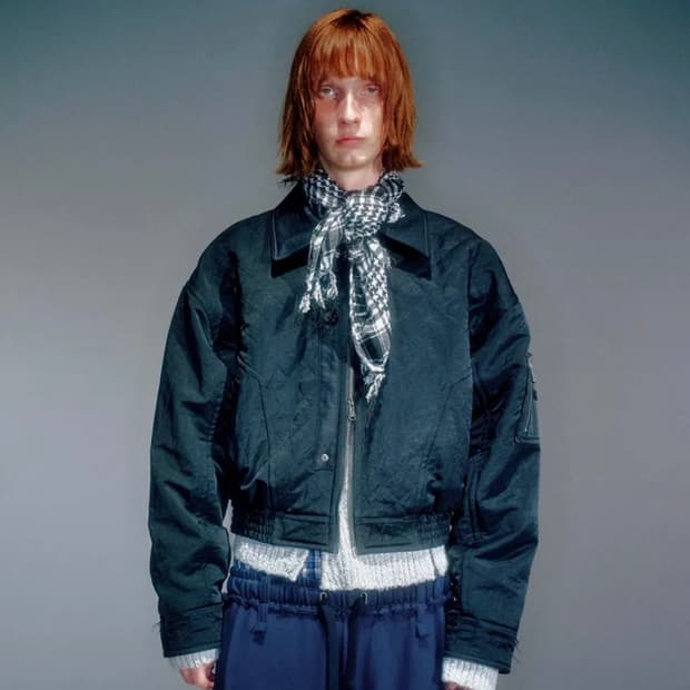 MEN MATTY QUILTED BOMBER JACKET BLACK