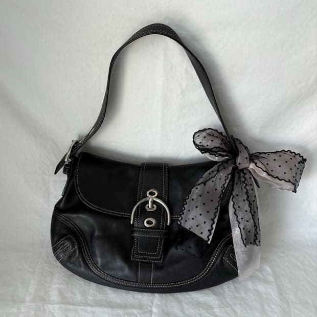 Coach black hobo bag🖤