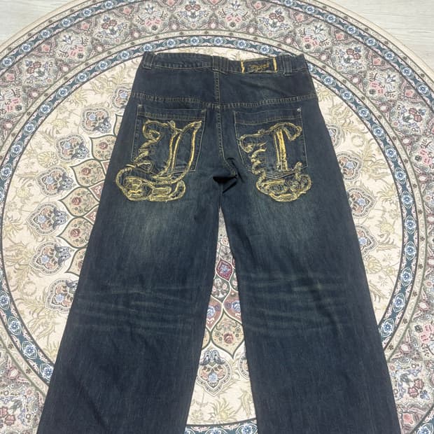 제이디드 런던 baggy fit 데님 