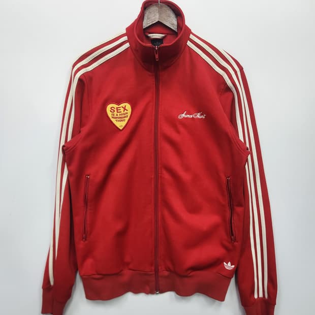 아디다스 섹스 레드 져지