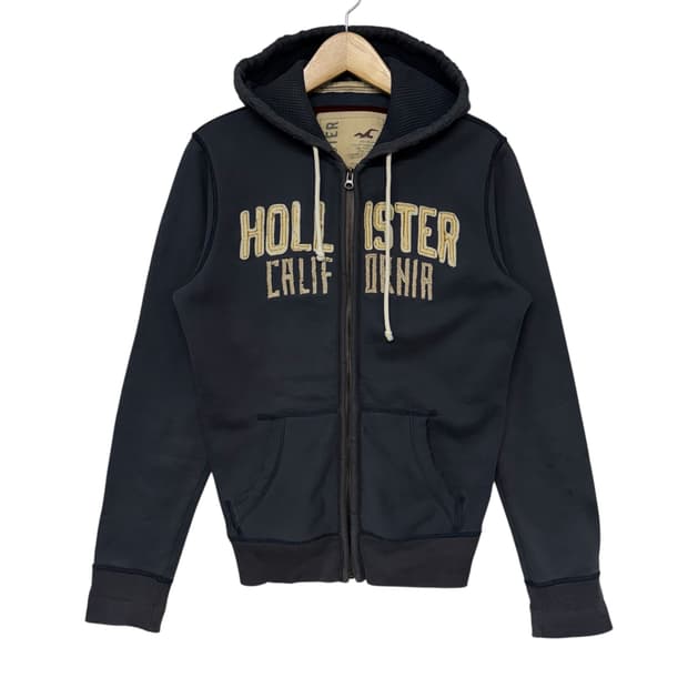 홀리스터 y2k 아치로고 후드집업