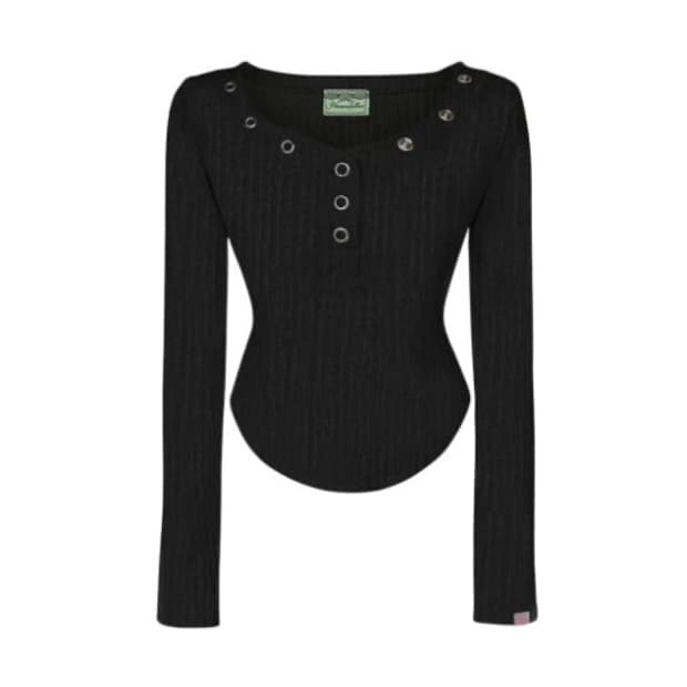 플리즈노팔로우 버니탑 차콜