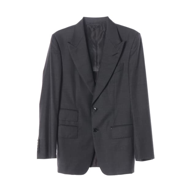 톰포드 울 100% 쓰리 포켓 싱글 블레이저 재킷 셋업