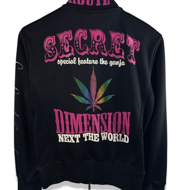 JPN Y2K 레터링 트랙탑져지2368