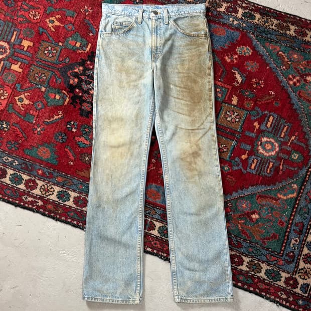 90’s USA 빈티지 리바이스 517 오렌지탭 부츠컷 리바이스 청바지