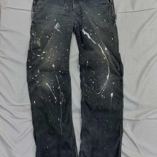 칼하트 싱글니 블랙 ///// 더블니