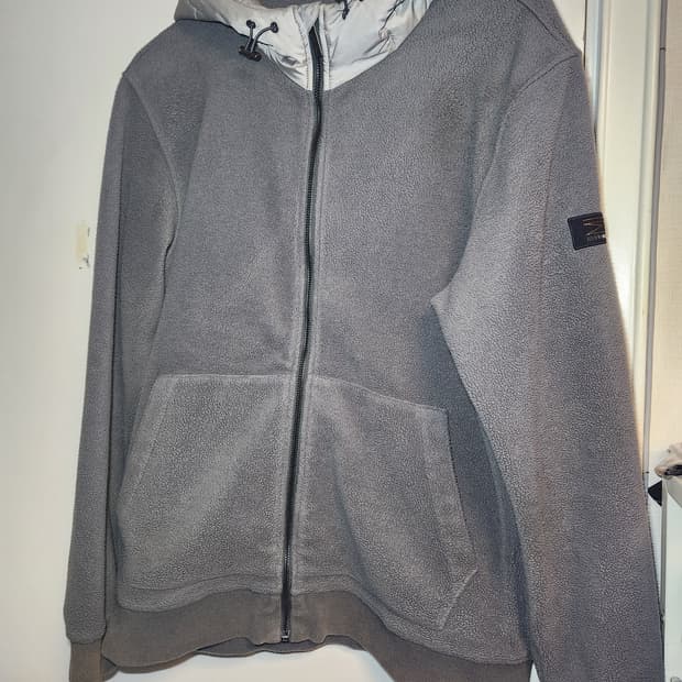 20fw 만다리나덕 TRAVEL 후드 플리스 집업 M