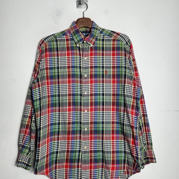 S 폴로 랄프로렌 멀티 체크 패턴 셔츠