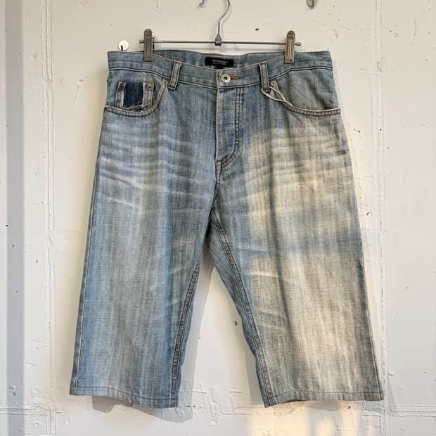 BURBERRY BLACK LABEL denim shorts