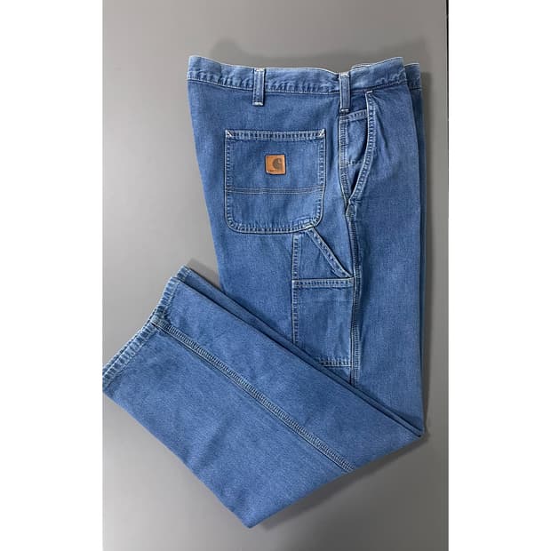 [38] 칼하트 Dungaree Fit 데님 카펜더 팬츠