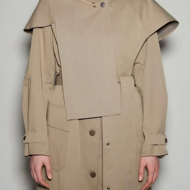 앤더슨벨 스카프 트렌치 코트 S