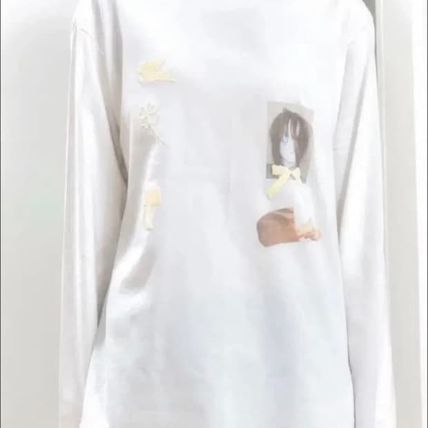 0milewear 롱슬리브 흰색