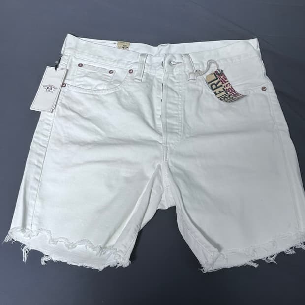RRL 빈티지 5포켓 포켓 컷오프 데님 쇼츠 진 반바지 30