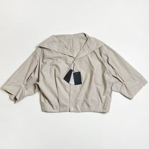 시스템 22FW 린넨 세일러 자켓 PN9230