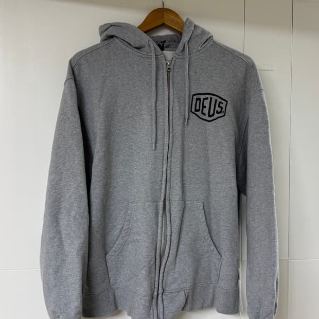 데우스 엑스 마키나 후드 집업 L 그레이