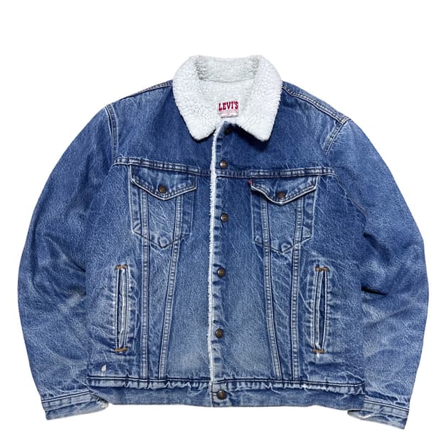 리바이스 데님 쉐르파 트러커 자켓