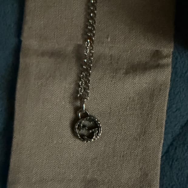 구찌 인터로킹 G 실버 목걸이 정품