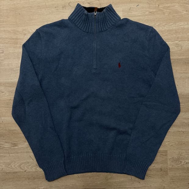 폴로랄프로렌 스몰포니 하프집업 니트