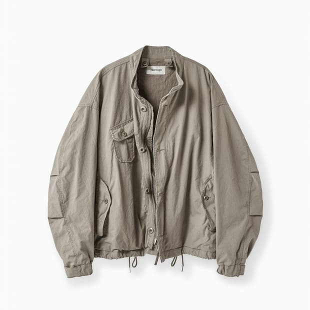 3사) 이얼즈어고 워시드 랜드파카 머드