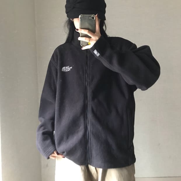노페 블랙 후리스