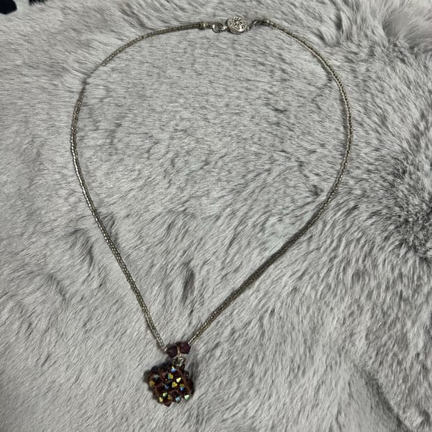 오리엔탈 페어리 그런지 비즈챰 빈티지 목걸이 