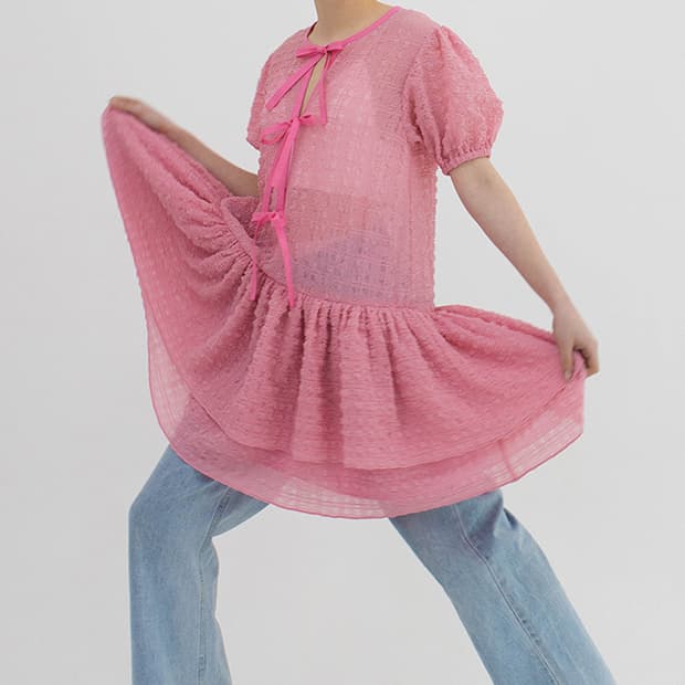 Babydoll Dress (Pink)