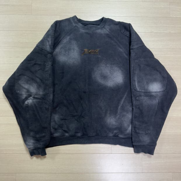 (1) 파프롬왓 파아카이브 더블레이어 패치드 스웻셔츠