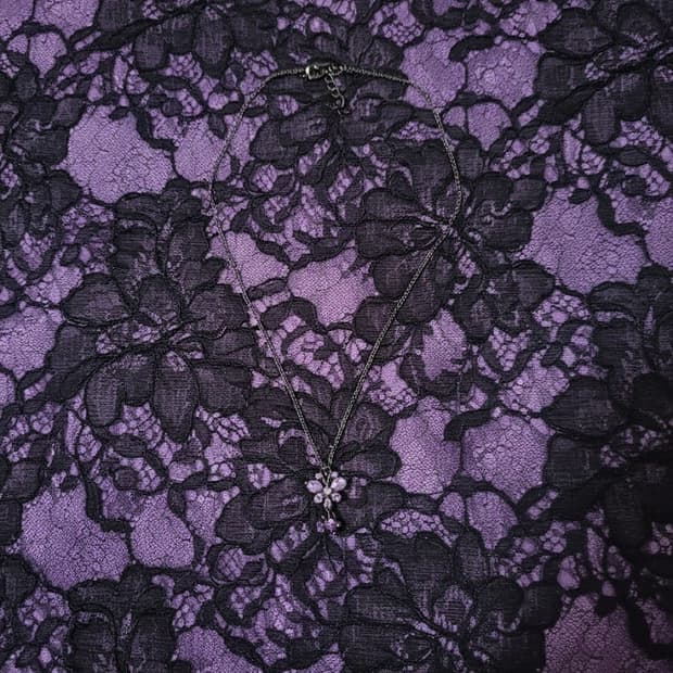 🗝안나수이 연보라 나비열쇠 목걸이🗝