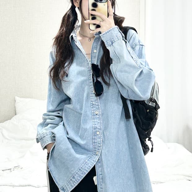 폴로 블레이크 데님 셔츠