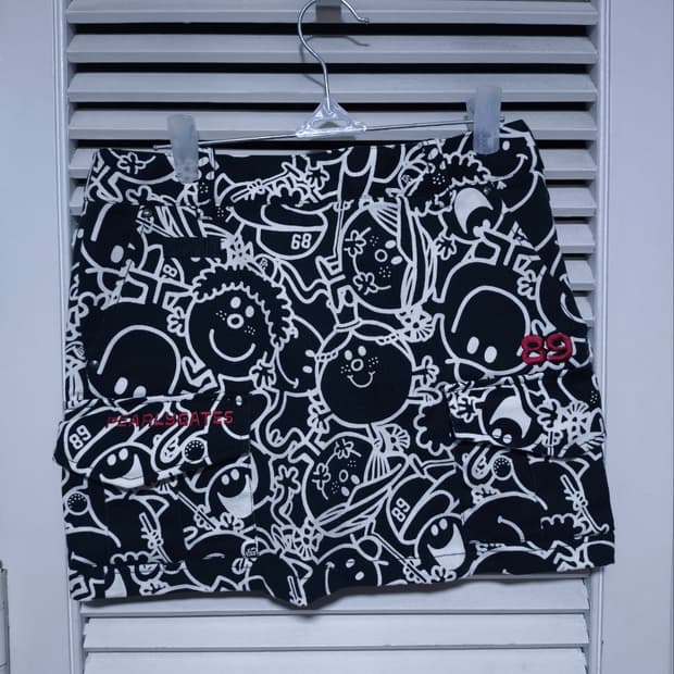 파리게이츠 캔버스 골프치마 골프복