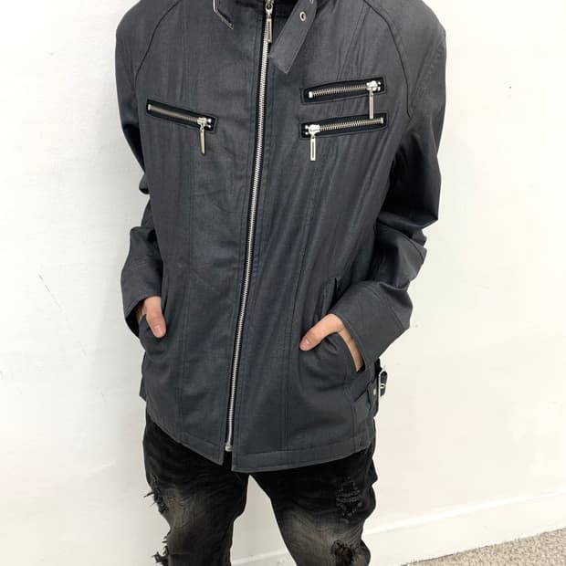 Male & Co waxed rider jacket  