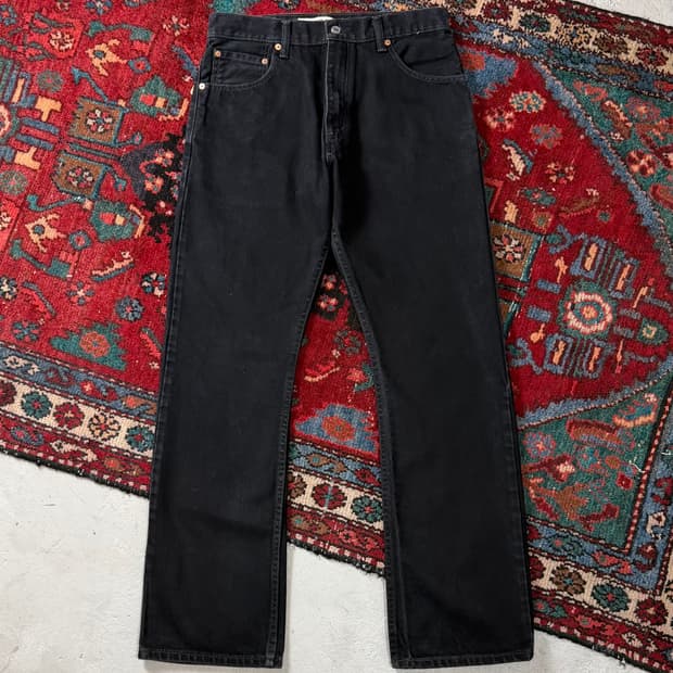 00's 빈티지 리바이스 517 블랙 부츠컷 리바이스 플레어진