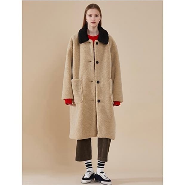 스튜디오톰보이 시어링 코트