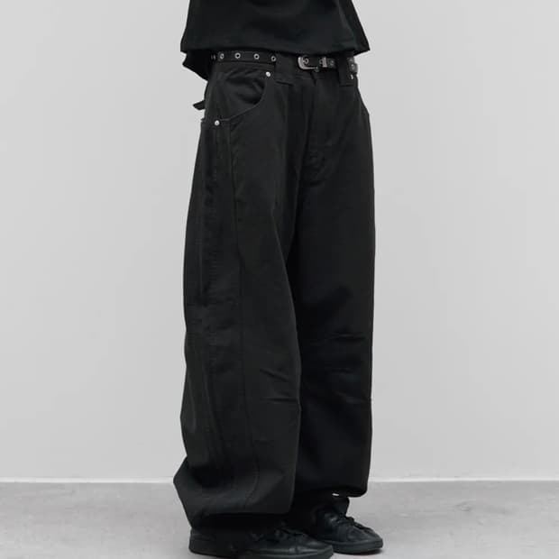 9999아카이브 Technical Curved Jeans