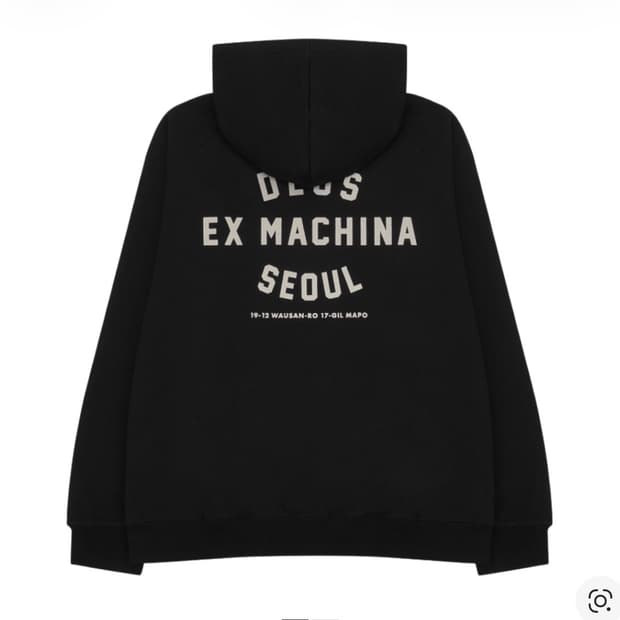 새상품) 데우스 엑스 마키나 후드티 XL 블랙