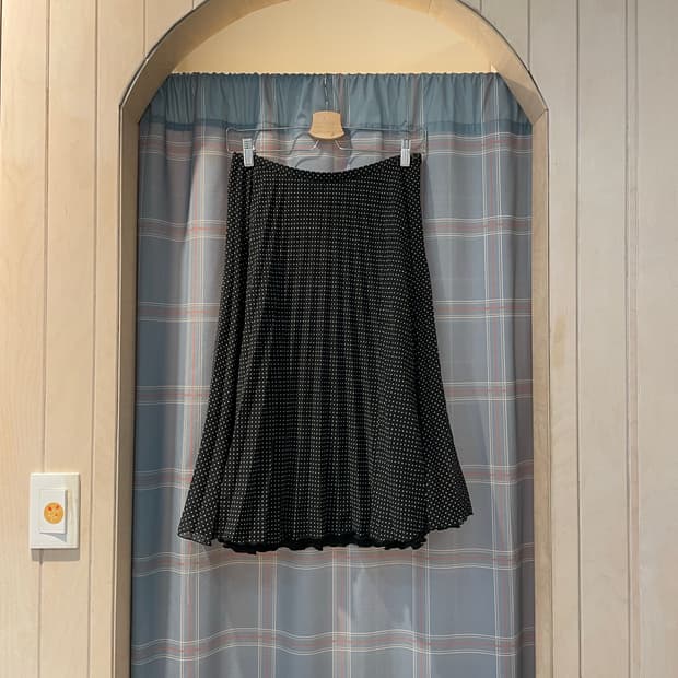 일본빈티지 밑단 레이어스커트