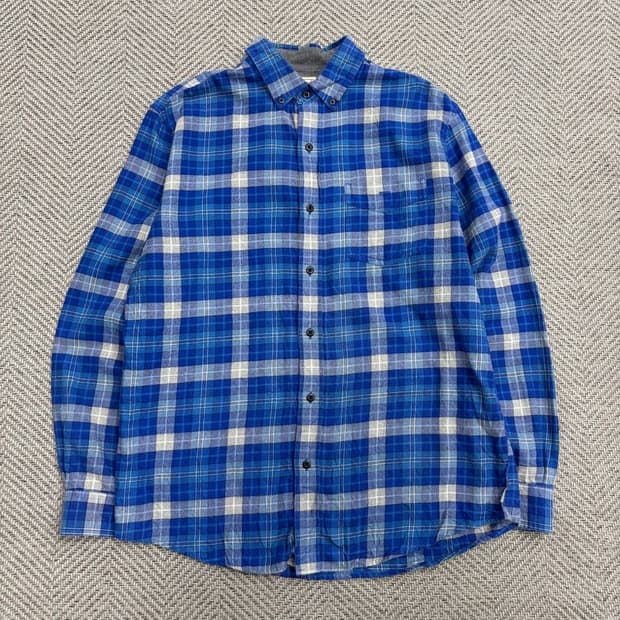 엘엘빈 코튼 체크셔츠 v1563