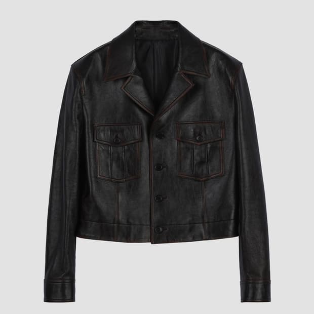 렉토 밀리터리 레더 자켓 L구매합니다